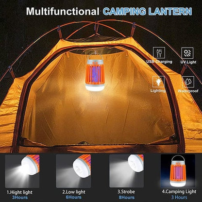💥40% rabatt - Multifunktionell Solar camping Myggmördare Lamp