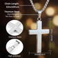 ✝️ Collar con cruz con garabatos del Padrenuestro – Símbolo de fe y devoción (Compra 1 y llévate 1 gratis)