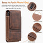Funda para Móvil con Cinturón y Cierre Magnético – Estuche Resistente para Smartphone con Clip, Pasador de Cinturón y Ranura para Tarjetas