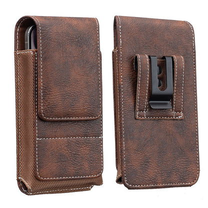 Funda para Móvil con Cinturón y Cierre Magnético – Estuche Resistente para Smartphone con Clip, Pasador de Cinturón y Ranura para Tarjetas