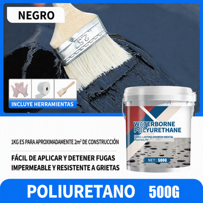 🏠 Impermeabilización potente para techos grandes, se aplica fácil y bloquea filtraciones al instante 💧