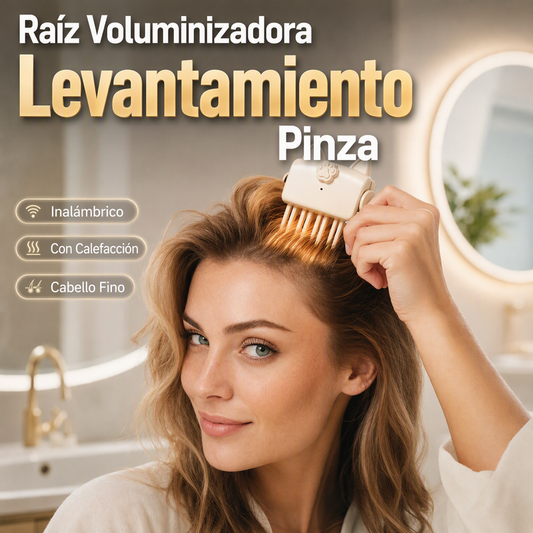 🎉48K+ Vendidos 💇 Pinza Inalámbrica Caliente para Dar Volumen a las Raíces, Herramienta Portátil de Peinado para Viajes para Cabello Fino y Lacio