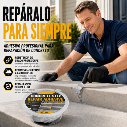🥳OFERTA CALIENTE 2026🥳💞¡Más de 50K vendidos!🧰🛠️ Adhesivo Reparador para Escalones de Concreto
