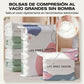 ¡🔥ÚLTIMO DÍA! ¡COMPRA 2 Y 1 GRATIS! 💯 Bolsas de vacío sin bomba – Presiona y sella. Ahorra 80 % espacio, ropa seca y sin polvo. Ideal para edredones y ropa fuera de temporada. 🛏️🗄️