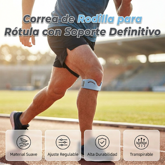 Correa de silicona para la rótula de la rodilla: absorbe los impactos y proporciona soporte transpirable 🦵