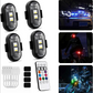 🚨🌈 Luces de advertencia LED inalámbricas de 8 colores con mando a distancia: ¡que te vean desde cualquier lugar! Potente función de parpadeo en 8 colores intensos, visibles hasta a 500 metros.⚡️