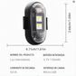 🚨🌈 Luces de advertencia LED inalámbricas de 8 colores con mando a distancia: ¡que te vean desde cualquier lugar! Potente función de parpadeo en 8 colores intensos, visibles hasta a 500 metros.⚡️