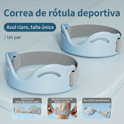 Correa de silicona para la rótula de la rodilla: absorbe los impactos y proporciona soporte transpirable 🦵