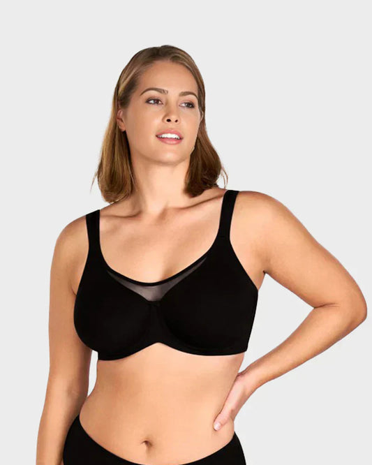 🔥¡Último día! Precio especial de 21.99💐Sujetador elegante de cobertura completa transparente para mujer de talla grande