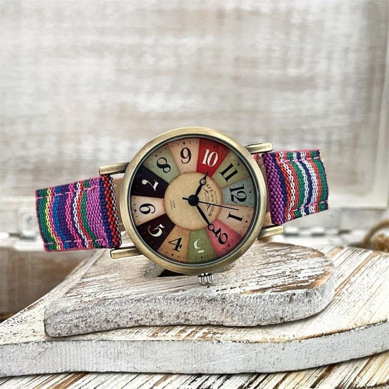 💥🔥 Bohemisk Hippie Steampunk klocka 💯🔥