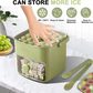 🔥Oferta de verano 50 % de descuento🧊 Fabricador de hielo portátil con tapa y caja de almacenamiento (48 cubos)