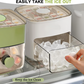 🔥Oferta de verano 50 % de descuento🧊 Fabricador de hielo portátil con tapa y caja de almacenamiento (48 cubos)