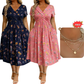 👗🔥 ¡OFERTA 50% OFF! Vestido Floral de Mujer con Escote en V – Elegante, Favorecedor y Perfecto para Cualquier Ocasión ✨