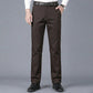 Pantalones casuales clásicos de alta elasticidad para hombre