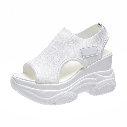 ❄️Sandalias de cuña con punta abierta para mujer✨
