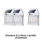🎁Compre 2 y llévese 1 gratis⏳Lámpara de pared solar con sensor de movimiento y tungsteno
