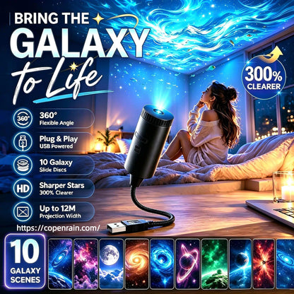 Luz nocturna proyector de galaxias y océano HD plug-and-play🥳Más de 50.000 usuarios satisfechos