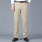 Pantalones casuales clásicos de alta elasticidad para hombre