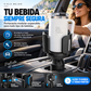 🚗🧩 Portavasos Modular para Coche – Se Expande y Ajusta, Cabe Botellas Grandes, Tazas con Asa y Vasos Térmicos, Instalación sin Herramientas 🥤✨
