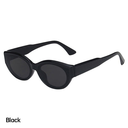 Gafas de sol retro estrechas estilo ojo de gato para mujer