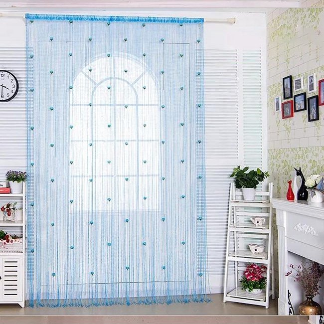 ✨HOT SALE✨Elegant och snygg dörrgardin med rosor