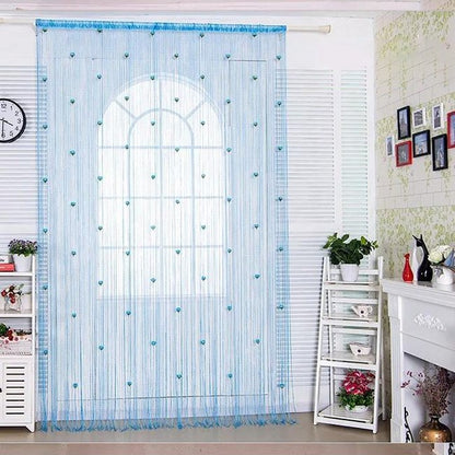 ✨HOT SALE✨Elegant och snygg dörrgardin med rosor