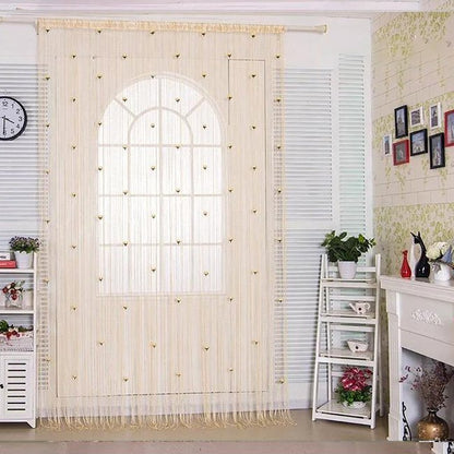 ✨HOT SALE✨Elegant och snygg dörrgardin med rosor