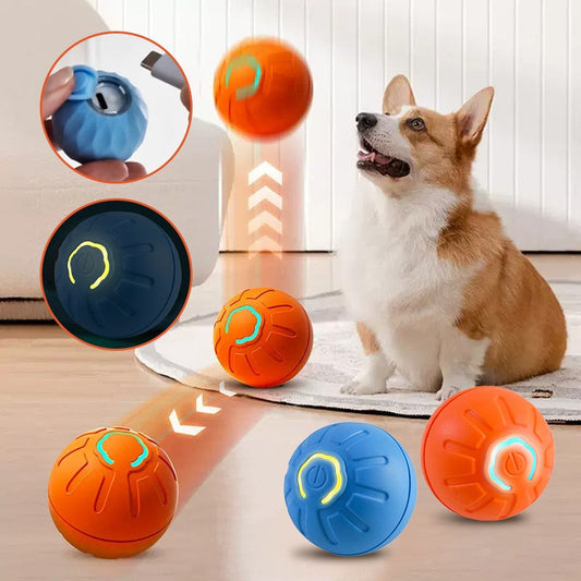 ⏳🥎 ¡Oferta por tiempo limitado! ¡50% de descuento! Juguete interactivo para mascotas – Pelota automática que rueda sola