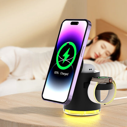 3-in-1 Magnetic Wireless Charger for Apple and Samsung