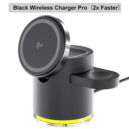 3-in-1 Magnetic Wireless Charger for Apple and Samsung