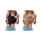 💖¡Último día precio especial $29.99!💖 Camiseta sin mangas elástica acanalada con sujetador integrado