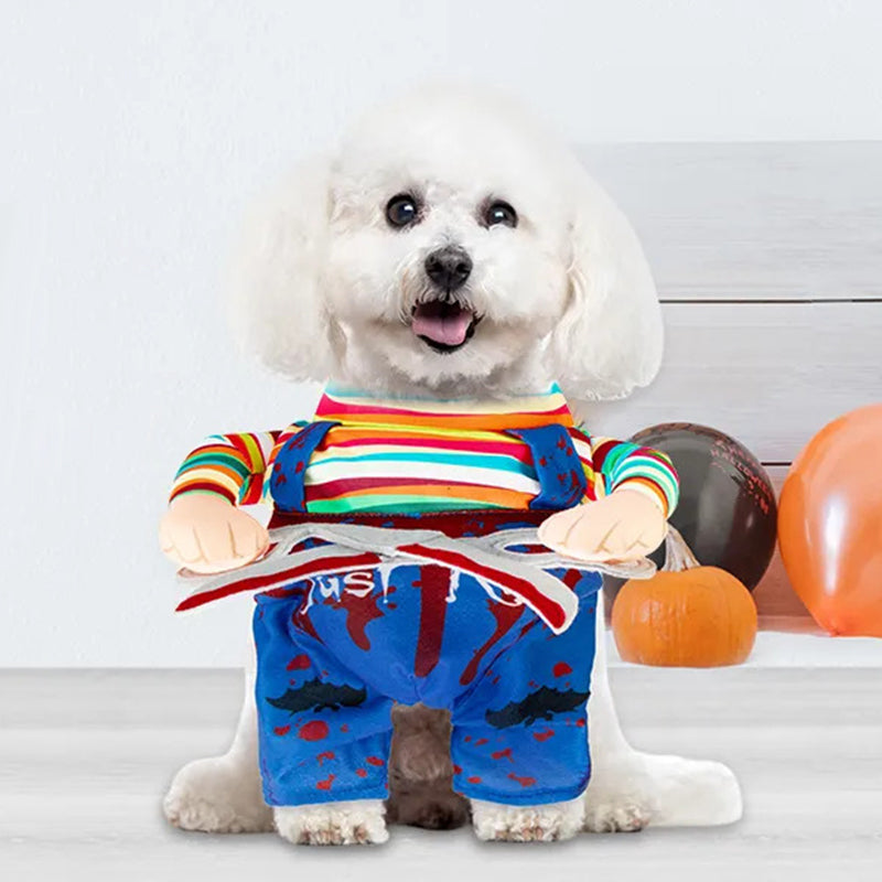 Halloween Cosplay Justerbara Roliga Speciella Kläder för Hund