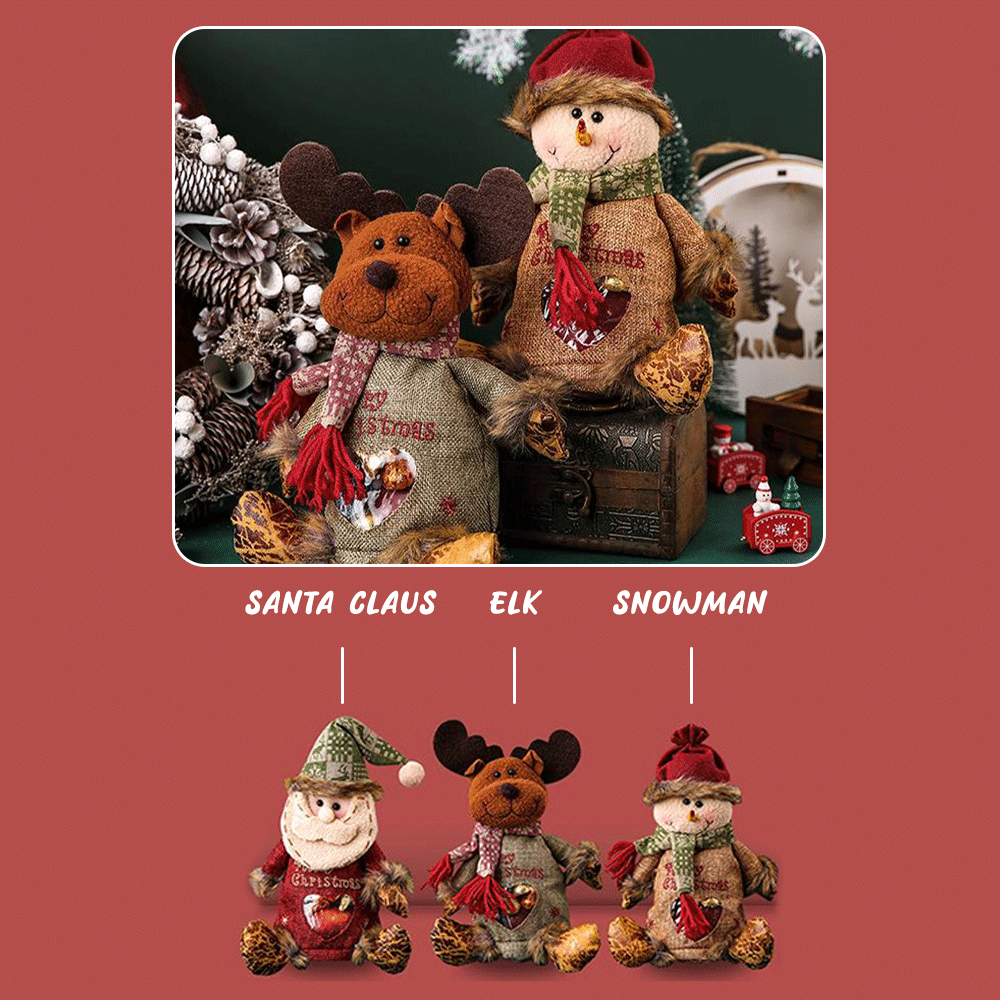🎄Juluppvärmning💥Julklappsdockapåsar