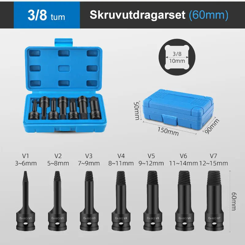 🔥😎Skadade skruvutdragarset