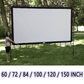 🔥Oferta especial 2025🔥Pantalla gigante portátil para cine al aire libre - Proyección 4K HD con soporte ajustable para fiestas al aire libre 🌟🌙