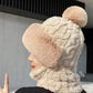 ❄️Bufanda y gorro de felpa abrigados y resistentes al viento para mujer