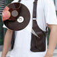 🔥 Bolso táctico antirrobo para hombre - Correas dobles para los hombros, múltiples bolsillos y resistente al agua 🎒🛡️