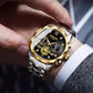 ⌚55% de descuento🎁Reloj mecánico de cuarzo multifunción para hombre