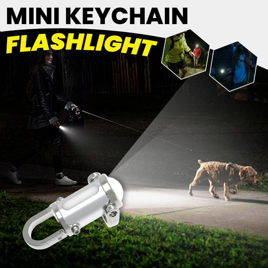 1200LM Superljus Mini Vattentät Nyckelringsficklampa