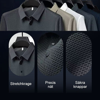 Herr T-shirt i is-siden för sommaren