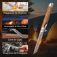 🔥🗡️Cuchillo plegable con mango de madera para trabajo, senderismo y acampada.⛺