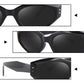 Gafas de sol retro negras