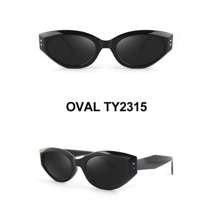 Gafas de sol retro negras
