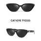 Gafas de sol retro negras