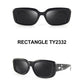 Gafas de sol retro negras