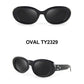 Gafas de sol retro negras