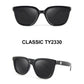 Gafas de sol retro negras