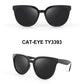 Gafas de sol retro negras