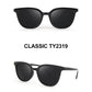 Gafas de sol retro negras
