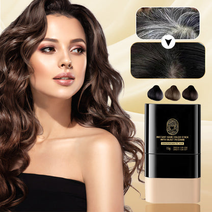 🔥¡Compra 2 y Lleva 1 Gratis!🔥 Tinte Instantáneo para Cabello en Barra con Peine Incorporado – Unisexo